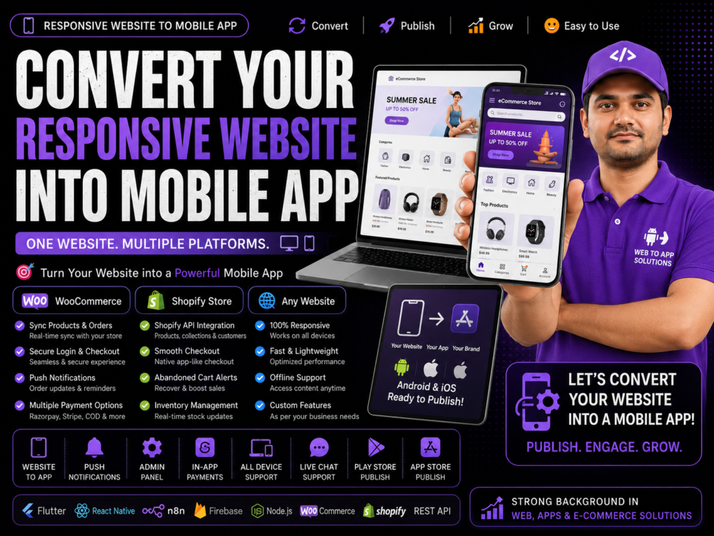 Web to Mobile App